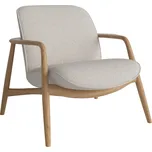 Bolia Béžové bouclé křeslo Bowie s dubovou podnoží