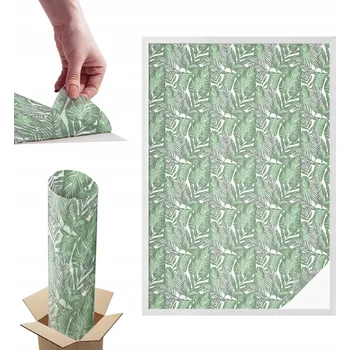 Obraz Mléčná Fólie na skleněné dveře a okna Zelená harmonie 100 x 146 cm