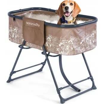koupací vanička Serenelife Skládací vana pro psy na mytí psů vanička na koupání