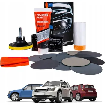 SADA PRO REGENERACI, RENOVACI A LEŠTĚNÍ SVĚTEL A REFLEKTORŮ AUT