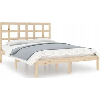 Postel Rám postele borovice 205,5 x 125,5 x 31 cm, vhodný pro matrace 120 x 200 cm