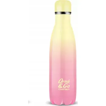 Láhev COOLPACK TERMOSKA DRINK&GO LAHEV NA PITÍ KOVOVÁ BROSKEV 500ML