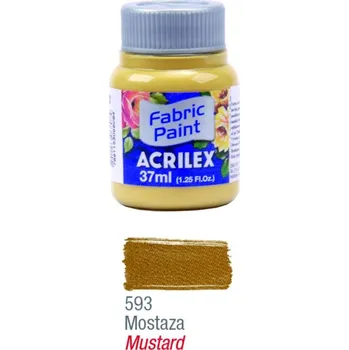Výtvarná barva Barva na textil 37ml 593 Mustard