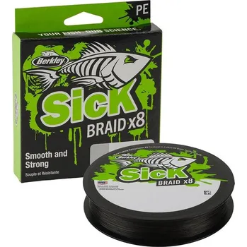 Šňůra Berkley Sick Braid x8 Black 0,10mm 7,5kg 150m