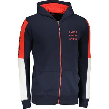 Pánská mikina Pánská mikina SAM 73 GORDON MM 733 TMAVĚ MODRÁ S