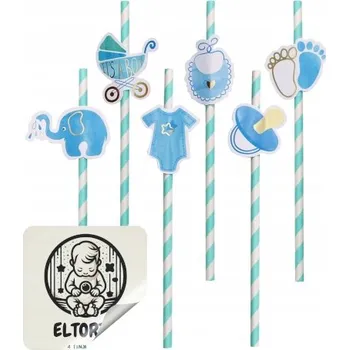 Papírová Brčka GoDan 8 ks