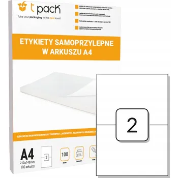 Samolepící etiketa Samolepicí etikety A4 210x148mm, 100 ks