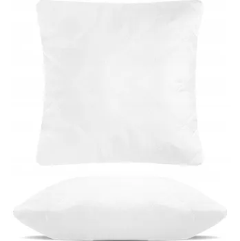 Polštář Polštář 40x40 ANTIALERGICKÝ prošívaná bílý POHODLNÝ na zip polštář VYSOKÁ