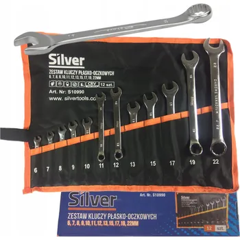 Klíč Sada očkoplochých klíčů SilverTools S10990