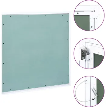 Přístupový panel s hliníkovým rámem a sádrokartonem 700x700 mm 145104