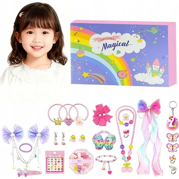 Kalendář Adventní Kalendář pro Dívky Kosmetika Bižuterie a Doplňky