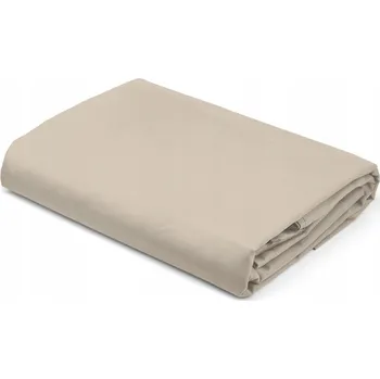 Prostěradlo Prostěradlo bavlna saténové s gumou 180x200 Pure Písková Béžová Detexpol