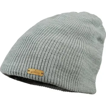 Čepice Bontis Spadená dětská zimní čepice - Šedá | uni dětská