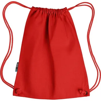 Neutral Stahovací batoh Gym z organické Fairtrade bavlny - Červená