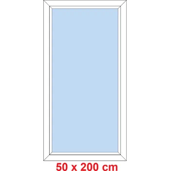 Okno Soft Plastové okno 50x200 cm, FIX neotevíravé
