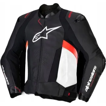 Moto bunda Pánská motocyklová bunda Alpinestars Missile V3 černo-bílá, velikost 54