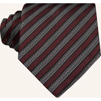 Kravata Zegna Pánská Kravata, tmavě červená / černá / bílá, one size