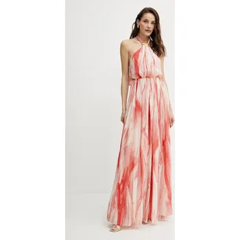 Dámské šaty Šaty Elisabetta Franchi růžová barva, maxi, ABR4752E2 39X, vel. 38