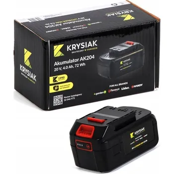 BATERIE 20V 4Ah 4.0Ah PRO SNĚHOVOU FRÉZU 4GARDEN AKUMULÁTOR