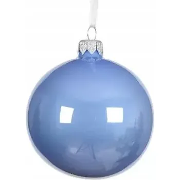 Vánoční ozdoba Vánoční Koule modrá 10 cm, 1 Ks.