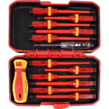 Šroubovák Šroubováky elektrotechnické izolované VDE 1000V CLICK sada 13 ks v boxu