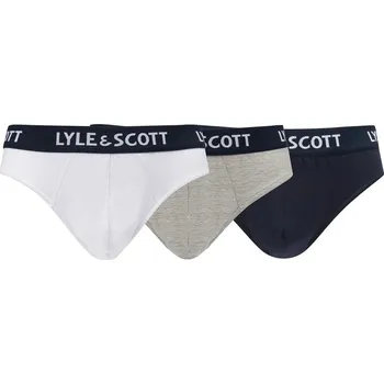 Pánská móda Boxerky Lyle and Scott PLGryMl BWht 1194621 X Small