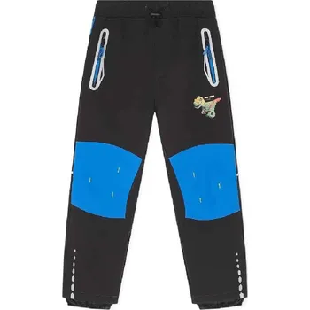 ZATEPLENÉ SOFTSHEL KALHOTY DINOSAUR NOVINKA Barva: Černomodrá, Velikost: 116
