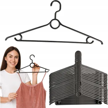 Věšák Věšák do šatní skříně na těžké oblečení KROTON sada 100 ks