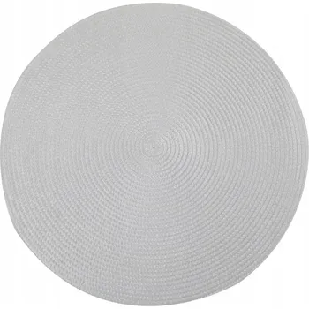 prostírání Kulatá podložka na stůl pod talíř, kuchyňská prostírání 38 Cm BÍLÁ