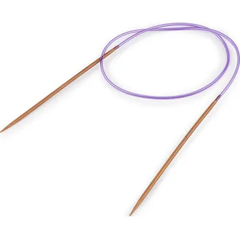 Jehlice Kruhové jehlice bambusové č. 2-8, malé, 7 (3,5 mm) bambus tmavý