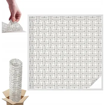 Prostěradlo Samolepicí Fólie Mléčná Samolepicí Geometrické šípy 100 x 100 cm