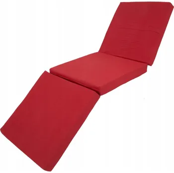 Matrace 59208 MATRACE ROZKLÁDACÍ PŘÍSTÝLKA ČERVENÁ 184CM