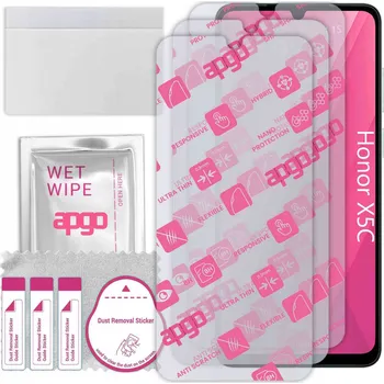 Pouzdro na mobilní telefon 3x Hybridní Sklo pro Honor X5C, alternativa tvrzeného skla