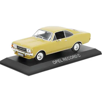 autíčko DeAgostini Opel Record C 1:43 - Legendární automobily minulé éry časopis s modelem #81 Opel Record C - kovový model