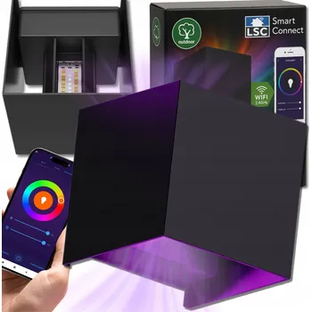 Venkovní osvětlení Venkovní nástěnné svítidlo LSC vícebarevné s integrovaným LED zdrojem 6,5 W