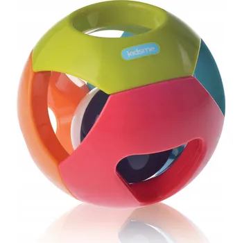 Míč s chrastítkem Kidsme 9266, vícebarevný