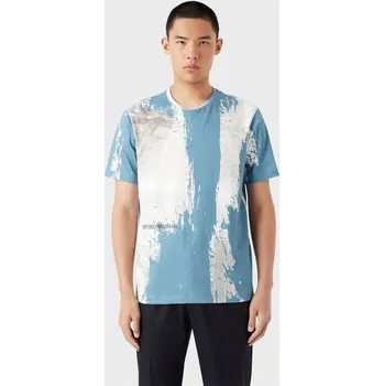 Pánské tričko Tričko Emporio Armani Blue-White 1194380 XS