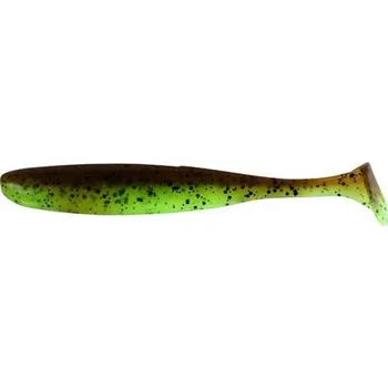 12ks - Gumová Nástraha Keitech Easy Shiner 2" 5,1cm 1gr Green Pumpkin/Chartreuse