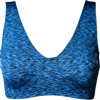 Podprsenka Dámská sportovní podprsenka modro-černá 159 Velikost: 75C