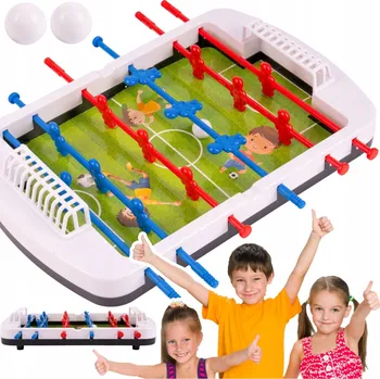 MINI stolní fotbal pro děti DOVEDNOSTNÍ HRA fotbálek stůl 3 / 3 / 1