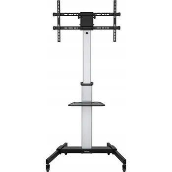 Televizní držák Mobilní Stojan na Televizi 37-86" Nastavitelný PIVOT Hliníkový Manhattan