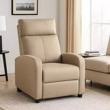 Masážní křeslo LuxuryForm DESIGN Televizní křeslo RUFO s polohováním - béžové