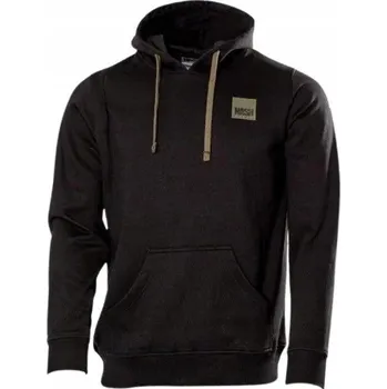 Rybářské oblečení Nash Mikina Make It Happen Hoody Box Logo Black, velikost XL