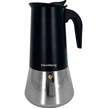 Kávovar Moka konvička Klausberg KB-7847 nerezová ocel indukce plyn espresso 12 šálků kávy