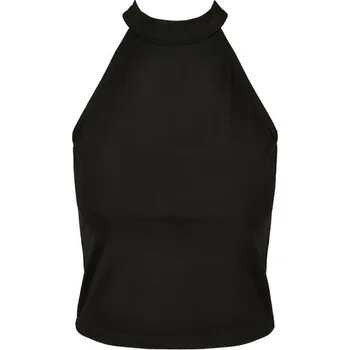 Build Your Brand Dámský top za krk - Černá | 4XL