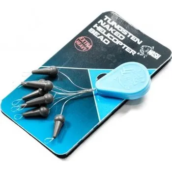 Nash Tungsten Naked Helicopter Bead 8ks