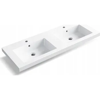 Umyvadlo Umyvadlo na desku obdélníkové Balneo MILA 119,6 cm bílé
