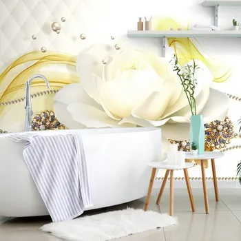 Tapeta Dovido Samolepící tapeta růže s abstrakcí