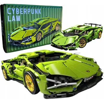 ostatní stavebnice Sada kostek Stavebnice Sportovní auto pro sestavení Lamborghini 1280 dílů