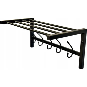 Věšák Šatní ramínko kovový Gramix černý